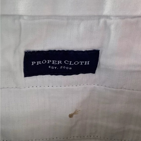 Proper Cloth Athletic Fit Navy Blue Black Pants Sz 32X32 - Picture 9 of 11